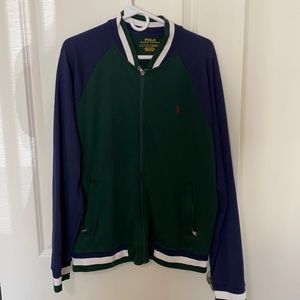 Polo Zip-up Sweatshirt